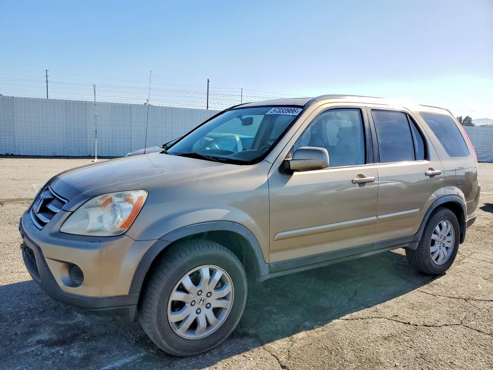 2005 Honda Cr-v VIN JHLRD78935C032036 COPART salvage auction — REAR END, CA - SALVAGE CERTIFICATE, sold $2,000 on 2026-07-24 (photo 1)