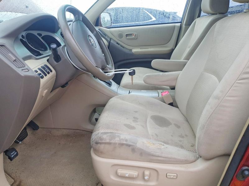 2006 Toyota Highlander VIN JTEDP21A860114025 COPART salvage auction — FRONT END, Mi - Certificate Of Title, sold $525 on 2026-07-02 (photo 7)