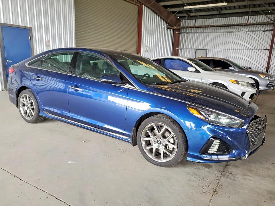 2019 Hyundai Sonata VIN 5NPE34AB0KH805474 COPART salvage auction — FRONT END, Ca - Salvage Certificate, sold $2,050 on 2026-07-02 (photo 4)