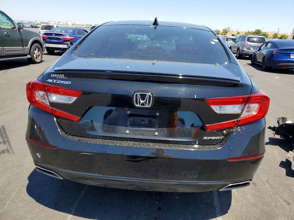 2021 Honda Accord VIN 1HGCV1F39MA079076 COPART salvage auction — FRONT END, CA - SALVAGE CERTIFICATE, sold $8,300 on 2026-07-27 (photo 6)