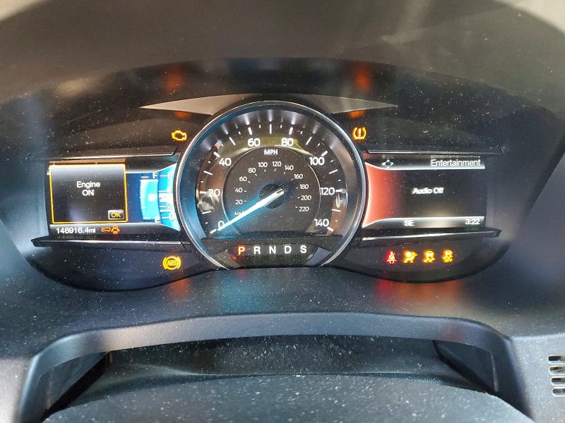 2017 Ford Explorer VIN 1FM5K7D83HGD04544 COPART salvage auction — FRONT END, Ca - Salvage Certificate, sold $1,450 on 2026-07-02 (photo 9)
