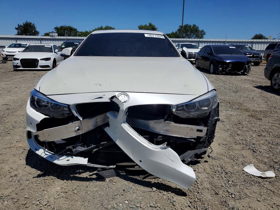 2018 BMW VIN WBA4J1C58JBG77217 COPART salvage auction — FRONT END, Ca - Dis/Dlr/Exp Only Clean Title, sold $2,550 on 2026-07-09 (photo 5)