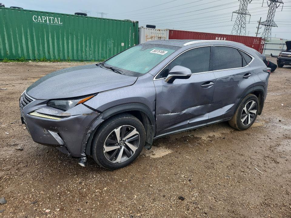 2019 Lexus Nx VIN JTJBARBZ7K2188302 COPART salvage auction — SIDE, Il - Salvage Certificate, sold $4,200 on 2026-07-28 (photo 1)