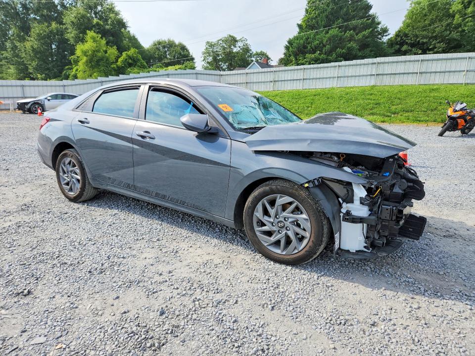 2026 Hyundai Elantra VIN KMHLM4DJXTU187316 COPART salvage auction — FRONT END, Nc - Salvage Certificate Of Title, sold $2,150 on 2026-07-29 (photo 4)