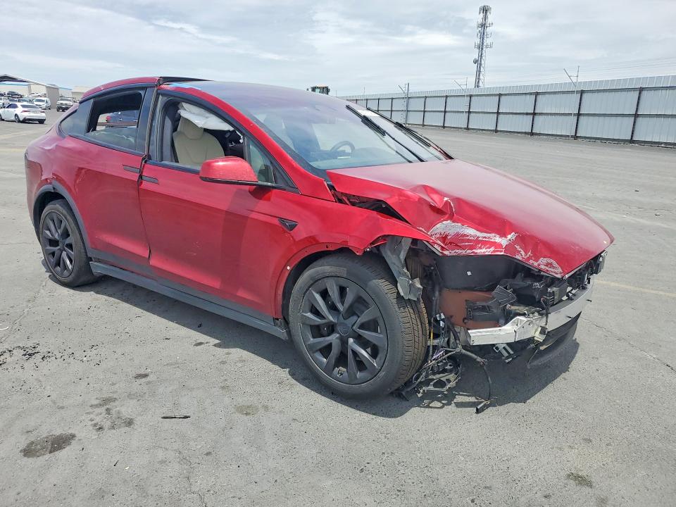 2023 Tesla VIN 7SAXCAE52PF423905 COPART salvage auction — FRONT END, Ca - Salvage Certificate, sold $10,100 on 2026-07-27 (photo 4)
