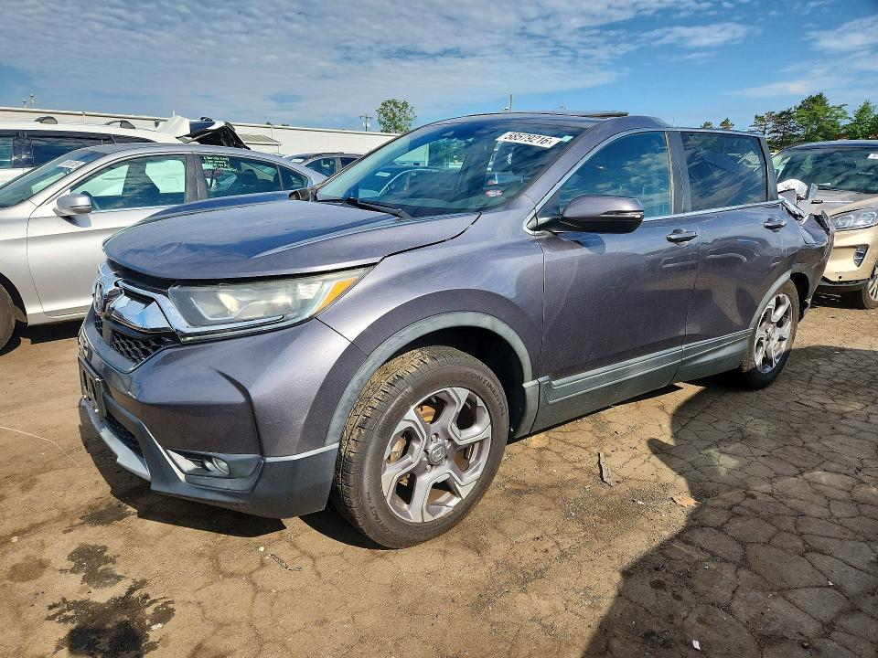 2018 Honda Cr-v VIN 7FARW2H55JE083241 COPART salvage auction — ALL OVER, CT - CERTIFICATE OF TITLE, sold $3,500 on 2026-07-31 (photo 1)