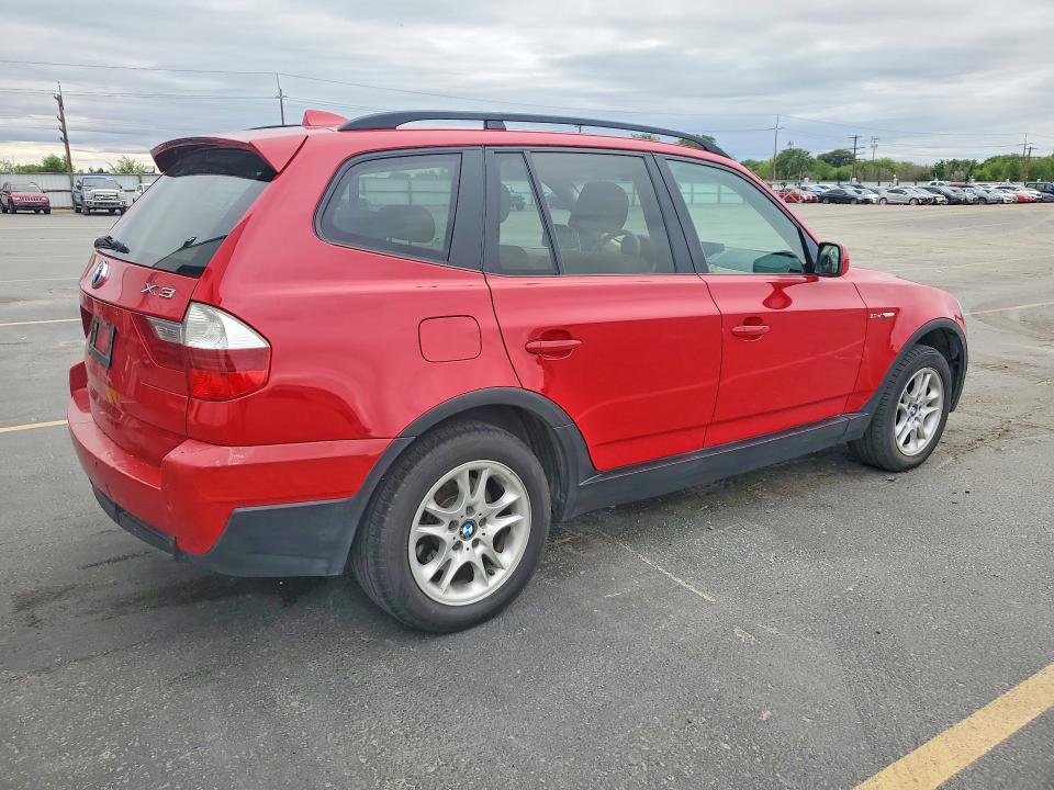 2007 BMW X3 VIN WBXPC93497WF09509 COPART salvage auction — FRONT END, Id - Cert Of Title -Rebuilt Salvage, sold $700 on 2026-07-09 (photo 3)