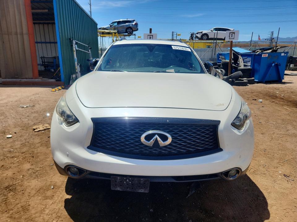 2017 Infiniti Qx70 VIN JN8CS1MW6HM414520 COPART salvage auction — REAR END, CO - SALVAGE TITLE, sold $3,500 on 2026-07-31 (photo 5)