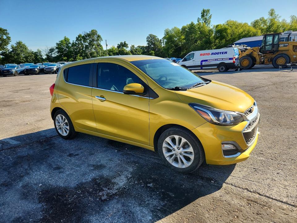 2022 Chevrolet Spark VIN KL8CF6SA1NC032409 COPART salvage auction — HAIL, Mo - Salvage Certificate Of Title, sold $4,100 on 2026-07-27 (photo 4)