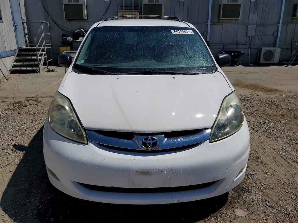 2009 Toyota Sienna VIN 5TDZK23C99S276190 COPART salvage auction — REAR END, Ca - Salvage Certificate, sold $750 on 2026-07-02 (photo 5)
