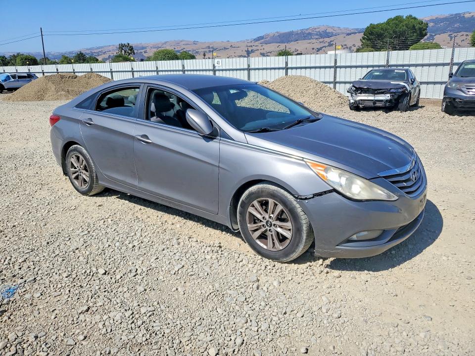 2013 Hyundai Sonata VIN 5NPEB4AC1DH512052 COPART salvage auction — FRONT END, Ca - Salvage Certificate, sold $525 on 2026-07-02 (photo 4)