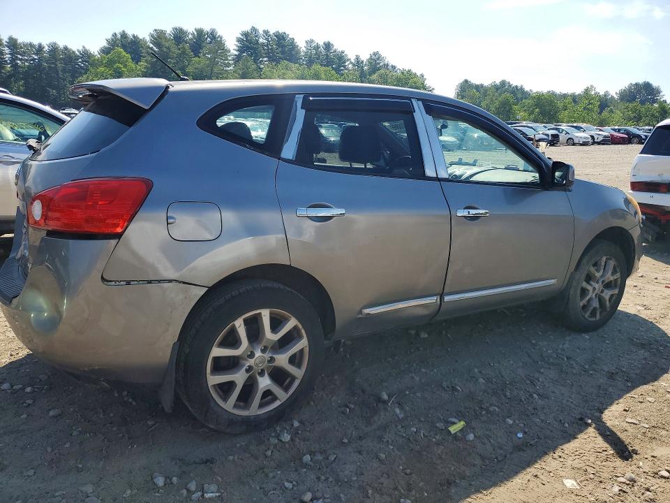 2012 Nissan Rogue VIN JN8AS5MV0CW406528 COPART salvage auction — REAR END, Ma - Cert Of Title-Reconstrctd Coll, sold $325 on 2026-07-13 (photo 3)