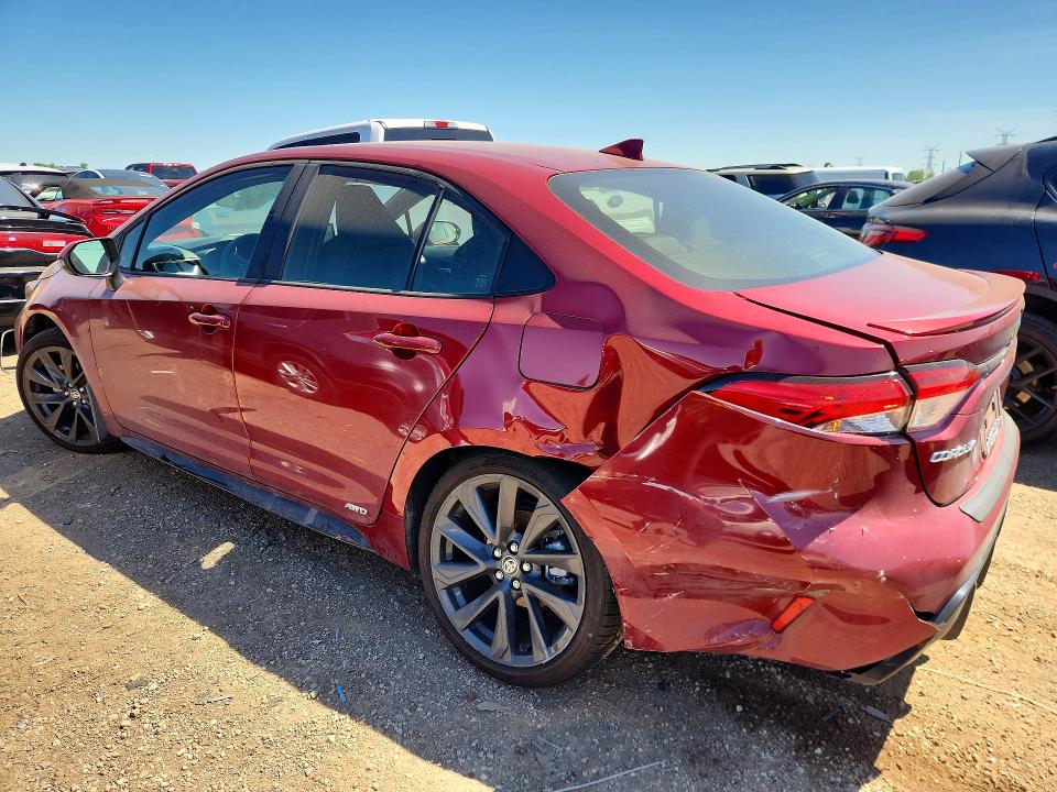 2026 Toyota VIN JTDBDMHE0T3030395 COPART salvage auction — REAR END, Wv - Salvage Certificate, sold $12,800 on 2026-07-28 (photo 2)