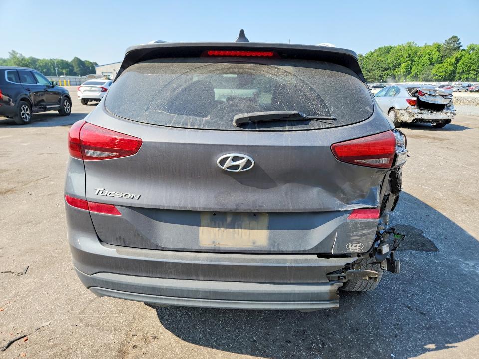 2019 Hyundai Tucson VIN KM8J33A4XKU051947 COPART salvage auction — REAR END, Nc - Salvage Certificate Of Title, sold $5,600 on 2026-07-21 (photo 6)