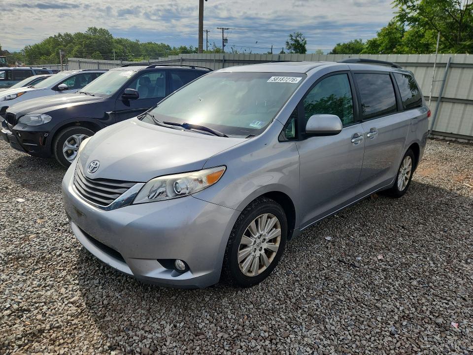 2013 Toyota Sienna VIN 5TDDK3DC3DS057913 COPART salvage auction — SIDE, Nj - Cert Of Title-Salvage, sold $500 on 2026-07-21 (photo 1)