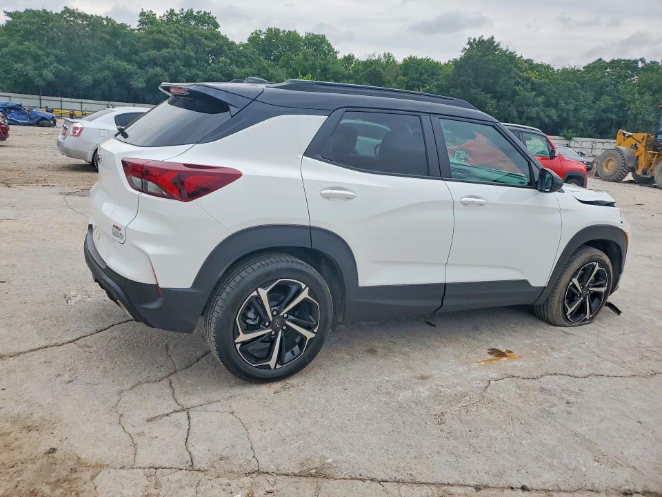 2022 Chevrolet VIN KL79MTSLXNB137119 COPART salvage auction — FRONT END, Ok - Cert Of Title-Salvage, sold $8,900 on 2026-07-28 (photo 3)