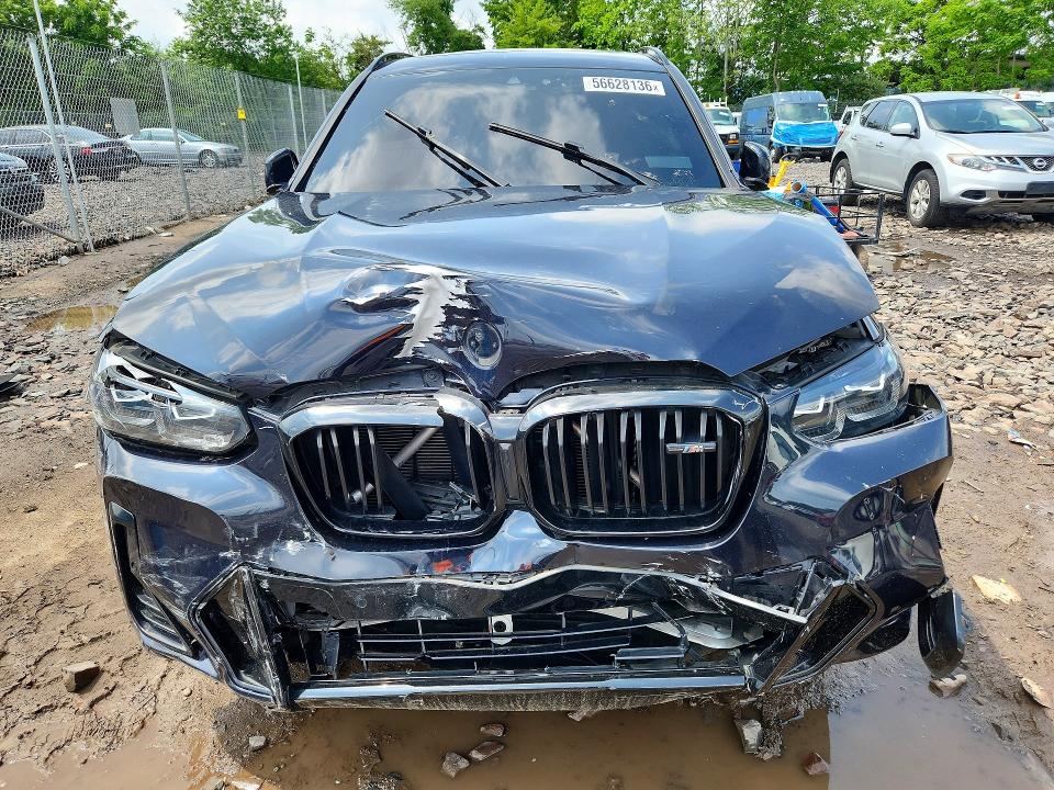 2022 BMW VIN 5UX53DP07N9M46545 COPART salvage auction — FRONT END, Pa - Certificate Of Salvage, sold $12,400 on 2026-07-13 (photo 5)