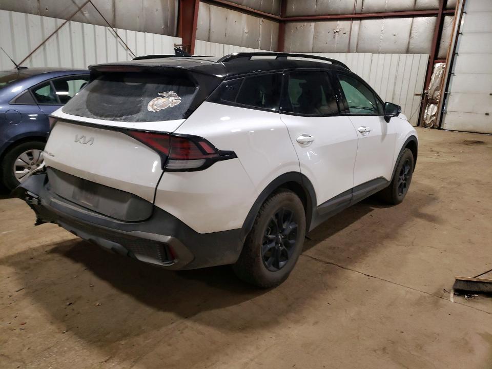 2024 Kia Sportage VIN 5XYK7CDF5RG175713 COPART salvage auction — REAR END, Ak - Bill Of Sale- Salvage, sold $25 on 2026-07-28 (photo 3)