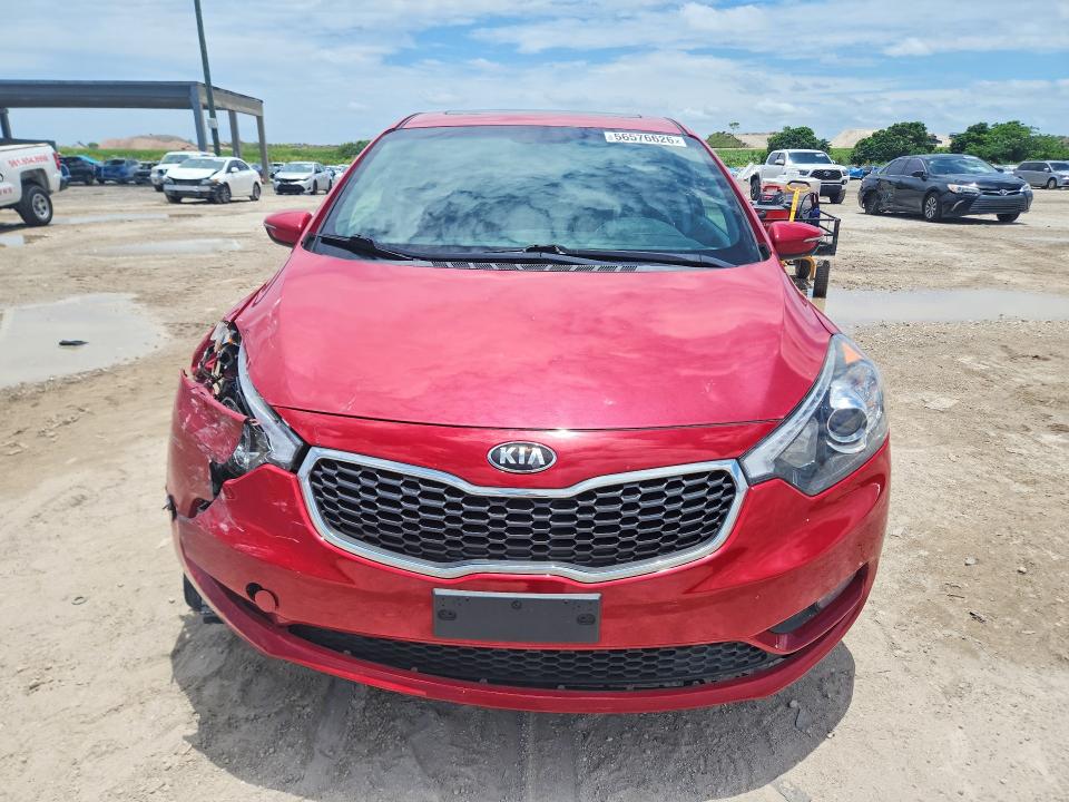 2014 Kia Forte VIN KNAFZ4A80E5064235 COPART salvage auction — FRONT END, Fl - Cert Of Title Slvg Rebuildable, sold $1,450 on 2026-07-16 (photo 5)