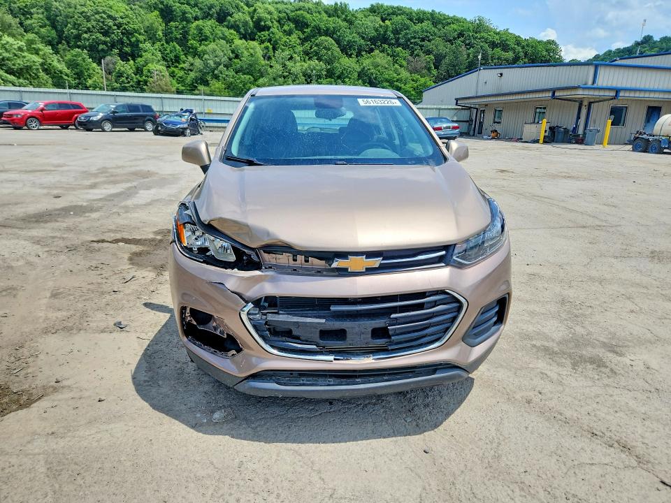 2018 Chevrolet Trax VIN 3GNCJNSB5JL208831 COPART salvage auction — FRONT END, Pa - Certificate Of Salvage, sold $950 on 2026-07-02 (photo 5)