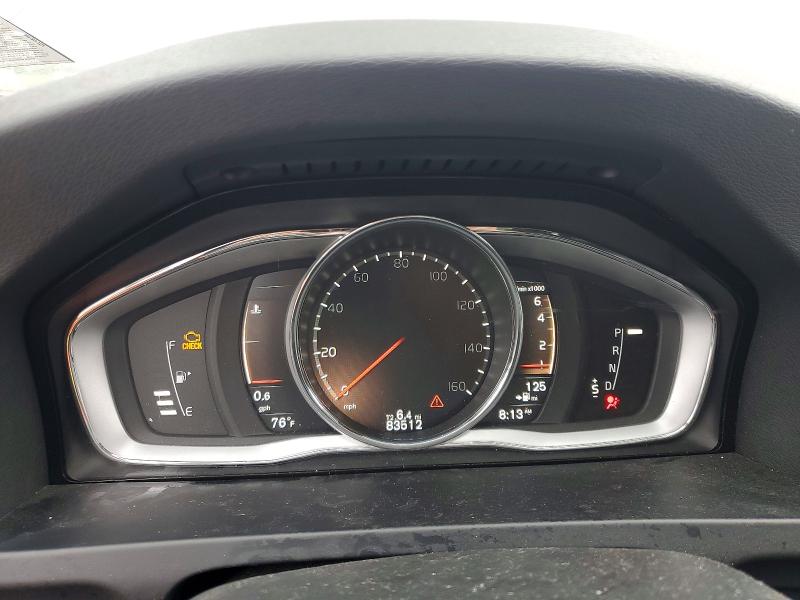 2018 Volvo V60 VIN YV440MWK6J2052396 COPART salvage auction — SIDE, Oh - Cert Of Title-Salvage, sold $3,600 on 2026-07-08 (photo 9)