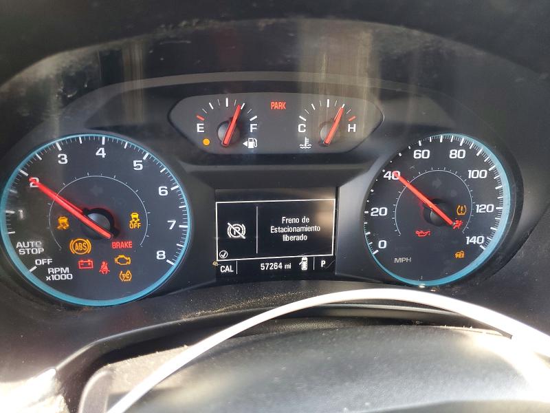 2018 Chevrolet Equinox VIN 3GNAXJEV5JL386498 COPART salvage auction — FRONT END, Ca - Dlr/Dis/Exp Only Salvage Title, sold $2,350 on 2026-07-27 (photo 9)