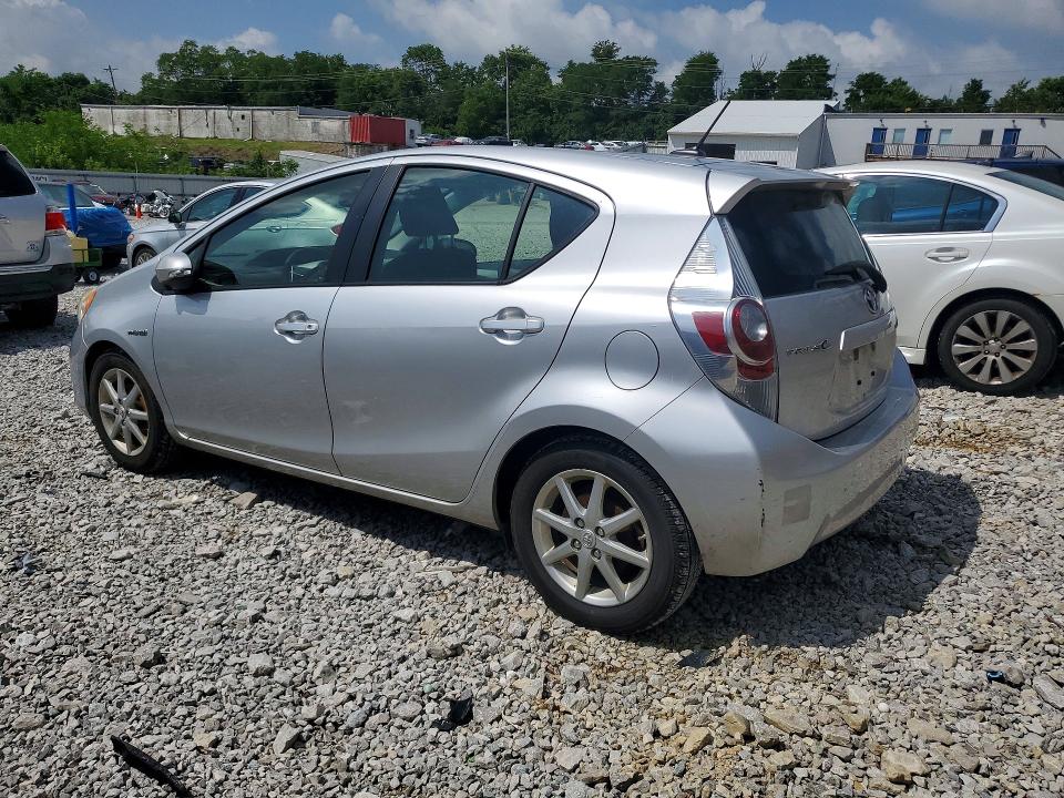 2012 Toyota Prius VIN JTDKDTB3XC1525894 COPART salvage auction — WATER/FLOOD, Oh - Cert Of Title-Salvage Flood, sold $1,400 on 2026-07-31 (photo 2)