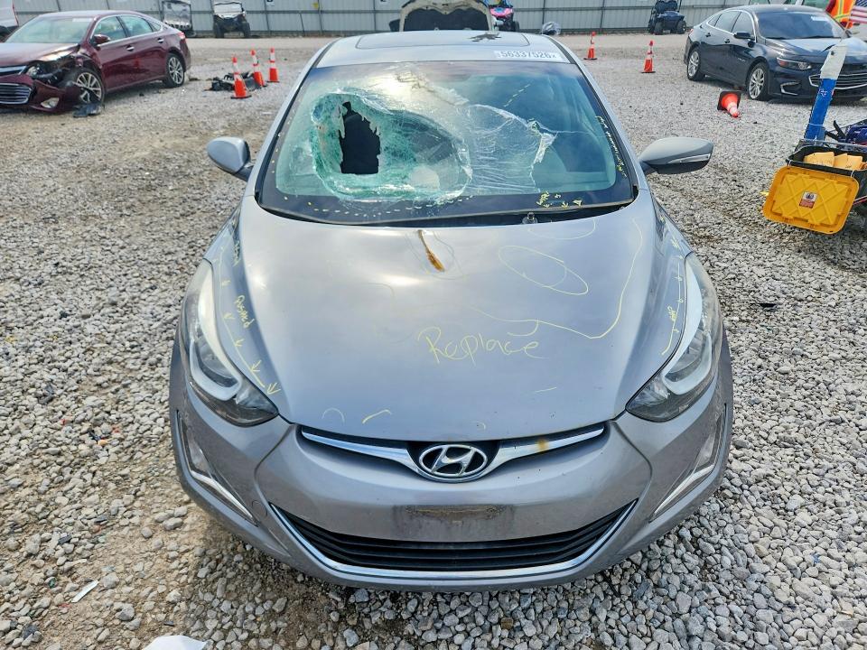 2016 Hyundai VIN KMHDH4AE7GU557126 COPART salvage auction — FRONT END, Oh - Cert Of Title-Salvage, sold $1,650 on 2026-07-24 (photo 5)