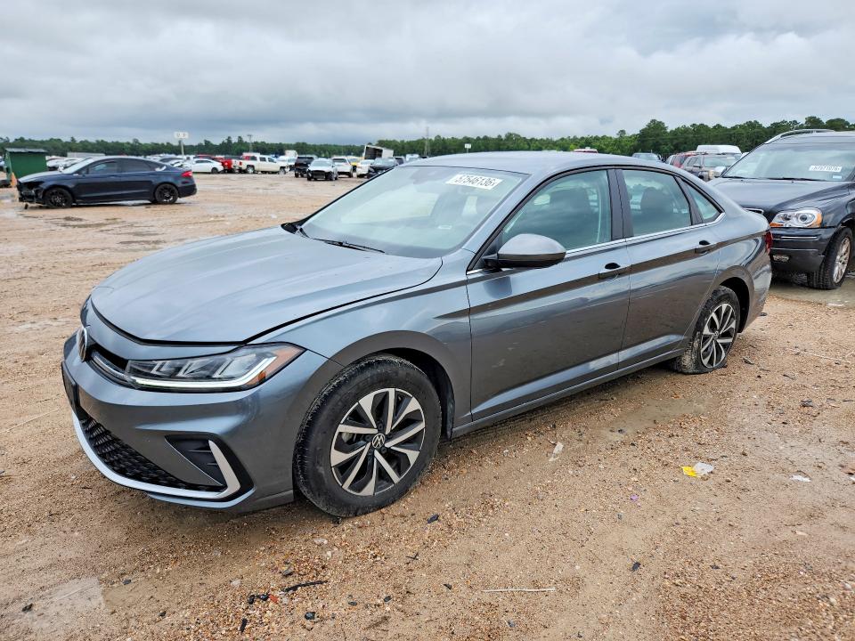 2025 Volkswagen Jetta VIN 3VW5X7BU2SM046744 — COPART salvage auction photo