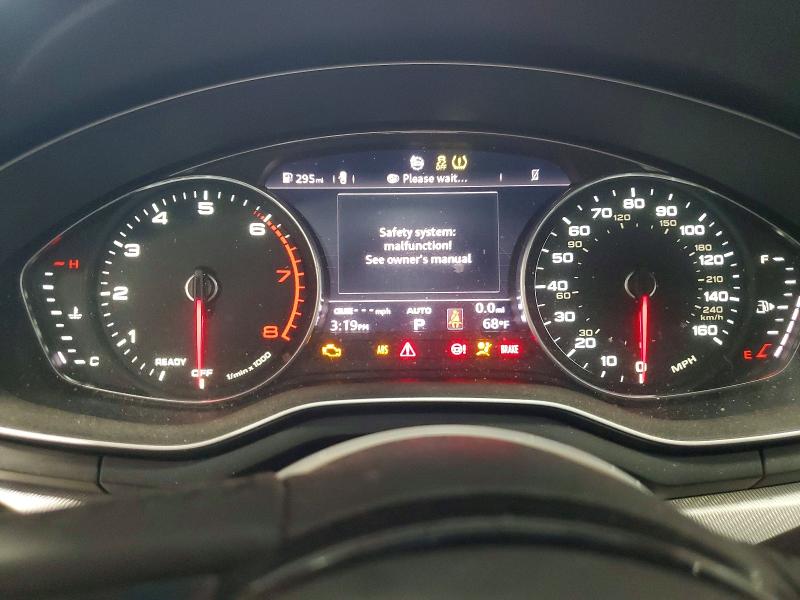2018 Audi A4 VIN WAUENAF40JA029756 COPART salvage auction — FRONT END, Ny - Mv-907A Salvage Certificate, sold $4,950 on 2026-07-06 (photo 9)