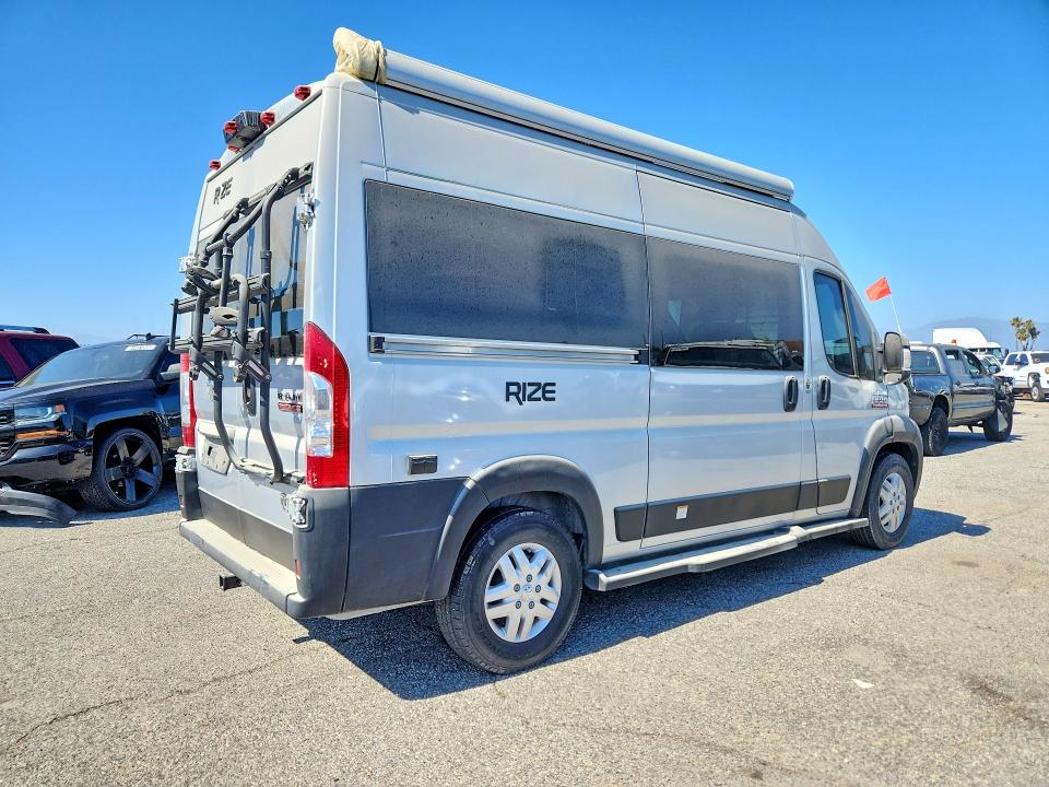2023 Ram Promaster city VIN 3C6LRVBG7ME582578 COPART salvage auction — NORMAL WEAR, Ca - Salvage Certificate (P), sold $38,250 on 2026-07-27 (photo 3)