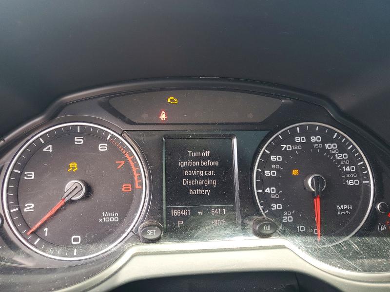 2013 Audi Q5 VIN WA1WGBFP9DA036527 COPART salvage auction — FRONT END, Co - Public - Salvage Title, sold $675 on 2026-07-28 (photo 9)