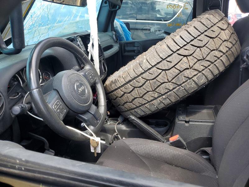 2016 Jeep Wrangler / VIN 1C4BJWDG8GL346709 COPART salvage auction — ROLLOVER, Mo - Salvage Certificate Of Title, sold $300 on 2026-07-10 (photo 7)