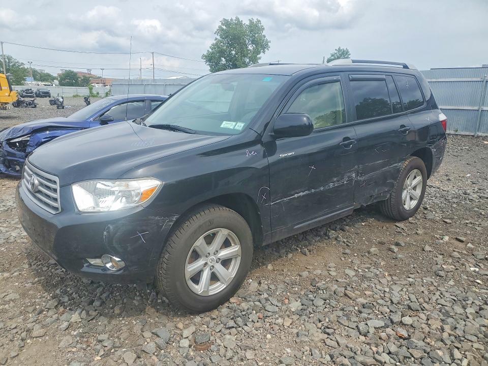 2008 Toyota Highlander VIN JTEES41A882069903 COPART salvage auction — SIDE, Ny - Mv-907A Salvage Certificate, sold $1,100 on 2026-07-07 (photo 1)