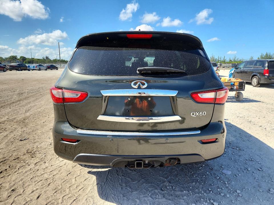 2015 Infiniti Qx60 VIN 5N1AL0MM9FC526395 COPART salvage auction — FRONT END, Fl - Cert Of Title-Rebuilt, sold $1,900 on 2026-07-09 (photo 6)