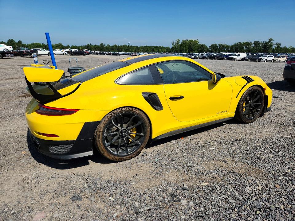 2018 Porsche 911 VIN WP0AE2A93JS186024 COPART salvage auction — REAR END, FL - CERT OF TITLE-SALVAGE THEFT, sold $292,000 on 2026-07-30 (photo 3)