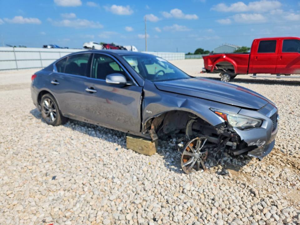 2017 Infiniti VIN JN1EV7AP5HM738833 COPART salvage auction — UNDERCARRIAGE, Tx - Salvage Vehicle Title, sold $1,600 on 2026-07-02 (photo 4)