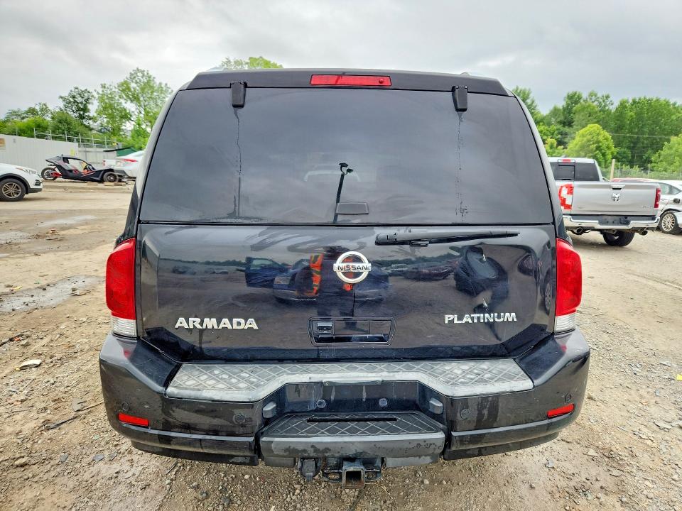 2011 Nissan Armada VIN 5N1AA0NE4BN603945 COPART salvage auction — FRONT END, Ky - Bill Of Sale/Part Only/No Titl, sold $475 on 2026-07-02 (photo 6)