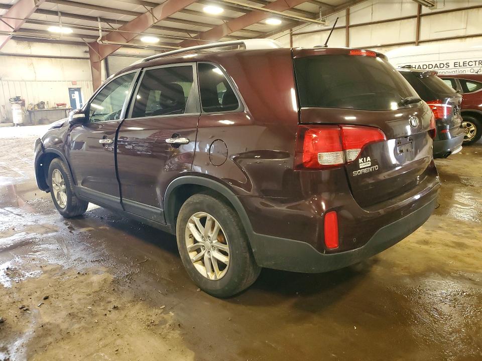 2015 Kia Sorento VIN 5XYKT4A72FG643889 COPART salvage auction — FRONT END, Mi - Certificate Of Title, sold $875 on 2026-07-17 (photo 2)