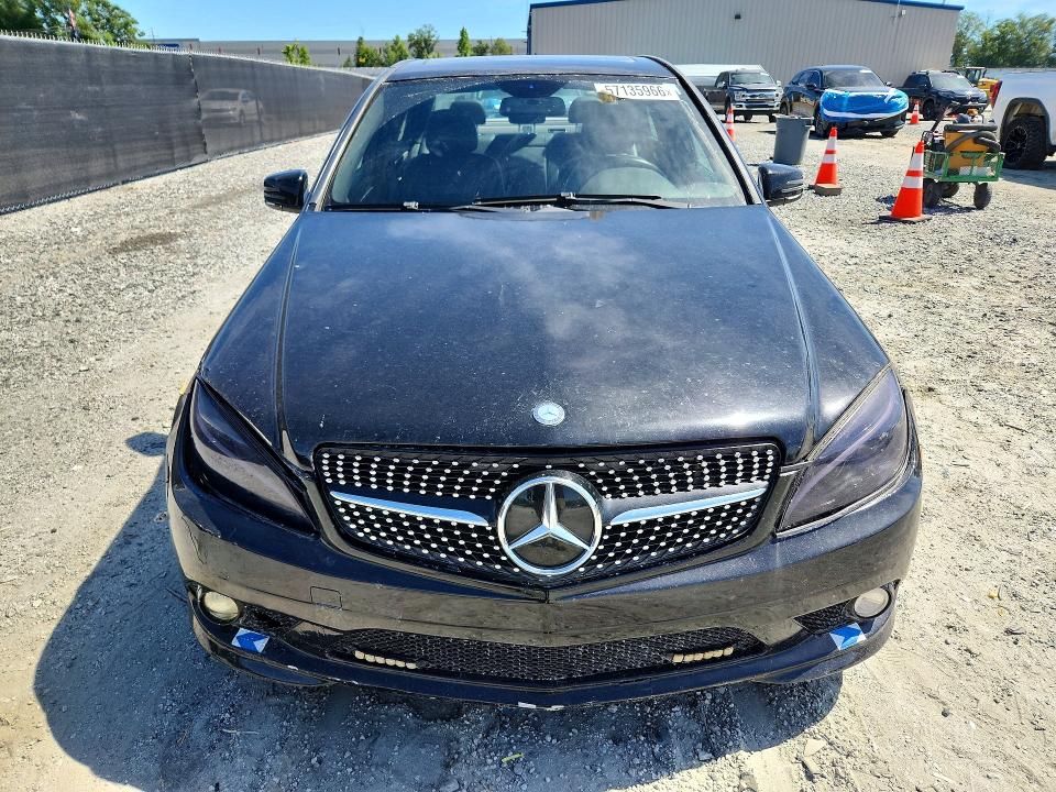 2010 Mercedes-benz C-klasse VIN WDDGF8BBXAF467375 COPART salvage auction — FRONT END, Sc - Cert Of Title-Salvage, sold $675 on 2026-08-10 (photo 5)