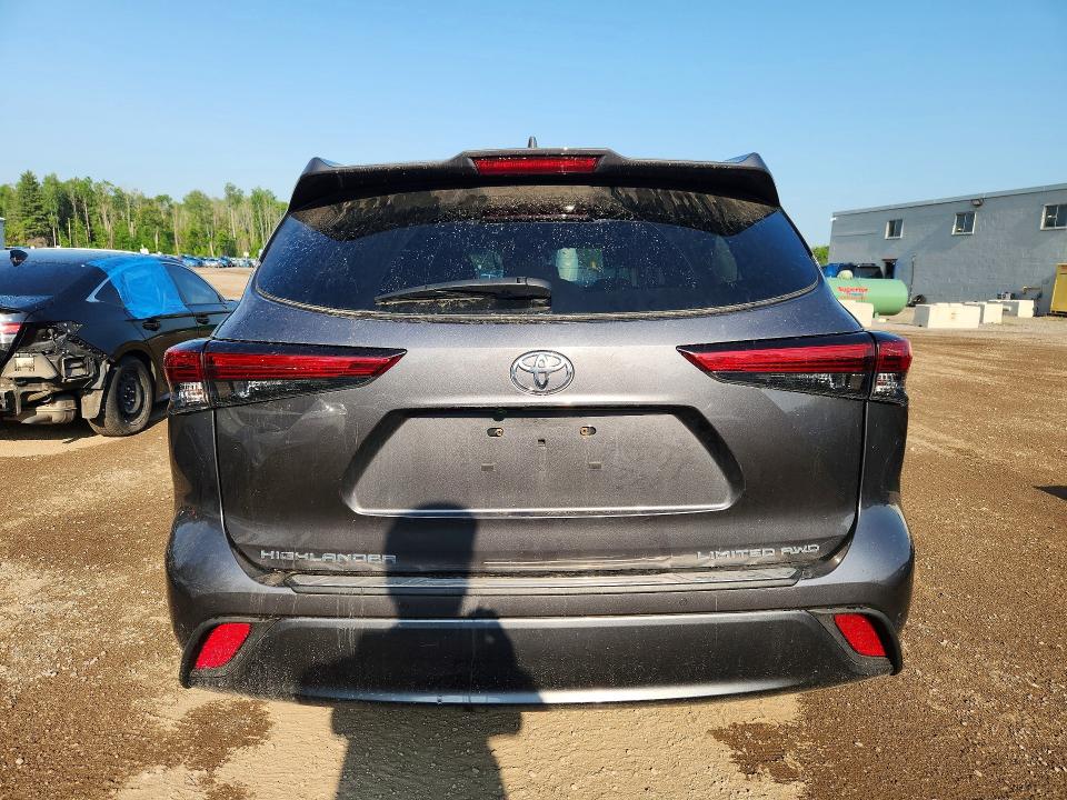 2021 Toyota Highlander VIN 5TDDZRBH4MS159525 COPART salvage auction — FRONT END, ON - PERMIT SALVAGE, sold $14,600 on 2026-07-21 (photo 6)