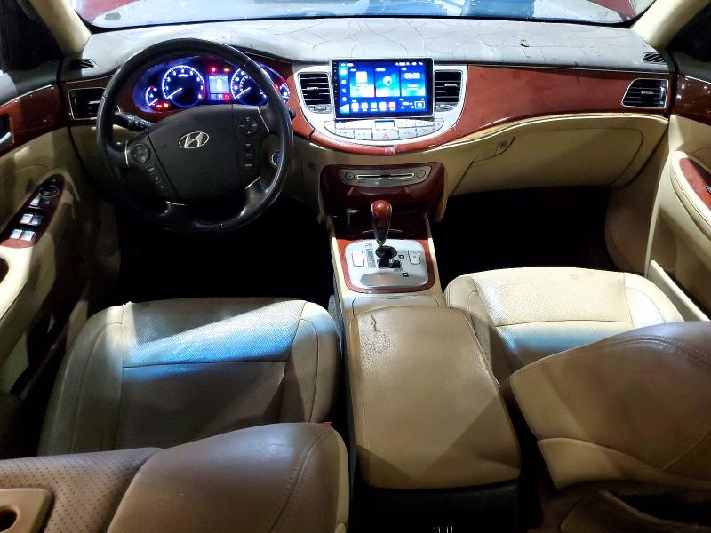 2013 Hyundai Genesis VIN KMHGC4DD4DU210217 COPART salvage auction — WATER/FLOOD, Fl - Cert Of Title-Flood & Rebuilt, sold $725 on 2026-07-13 (photo 8)