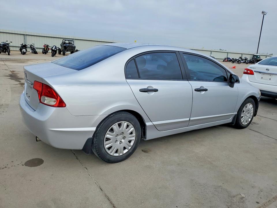 2011 Honda Civic VIN 2HGFA1F3XBH510225 COPART salvage auction — FRONT END, Tx - Salvage Vehicle Title, sold $1,150 on 2026-07-02 (photo 3)