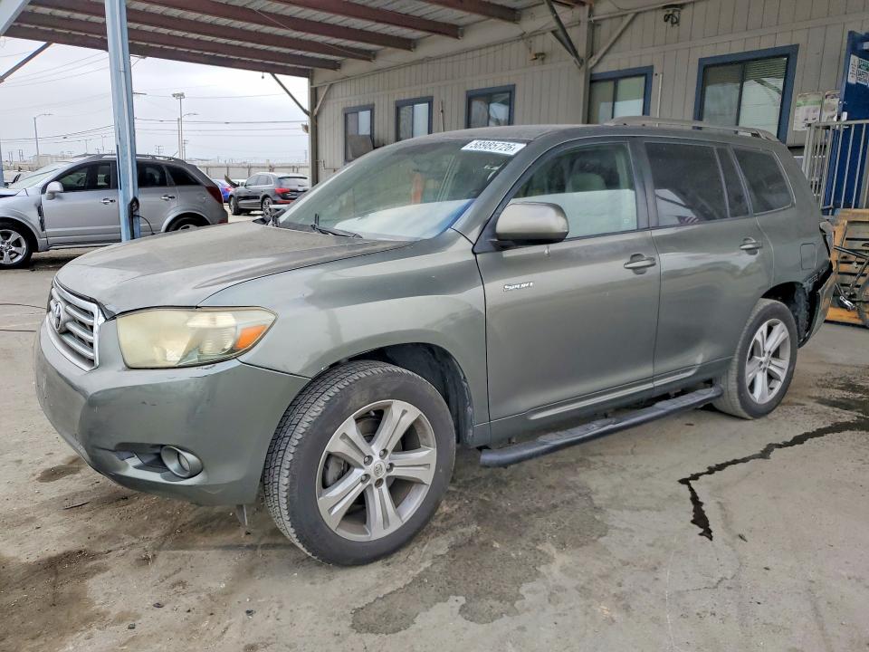 2008 Toyota Highlander VIN JTEDS43A182012290 COPART salvage auction — REAR END, CA - SALVAGE CERTIFICATE, sold $850 on 2026-07-20 (photo 1)
