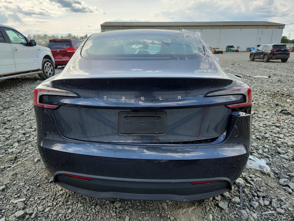 2025 Tesla Model 3 VIN 5YJ3E1EA8SF911039 COPART salvage auction — ALL OVER, Nj - Cert Of Title-Salvage, sold $9,400 on 2026-08-03 (photo 6)