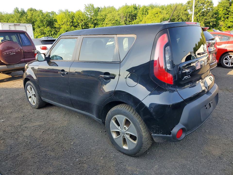 2015 Kia Soul VIN KNDJN2A23F7180043 COPART salvage auction — REAR END, Vt - Certificate Of Title (P), sold $950 on 2026-07-27 (photo 2)
