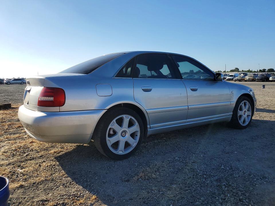 2000 Audi Rs4 VIN WAUDD68D3YA034145 COPART salvage auction — FRONT END, Ca - Dis/Dlr/Exp App For Dup Clean, sold $1,150 on 2026-07-09 (photo 3)