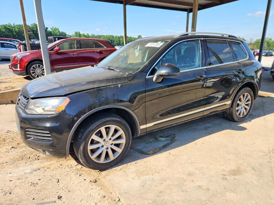 2012 Volkswagen Touareg VIN WVGEF9BP0CD008157 COPART salvage auction — NORMAL WEAR, Al - Certificate Of Title, sold $725 on 2026-07-07 (photo 1)