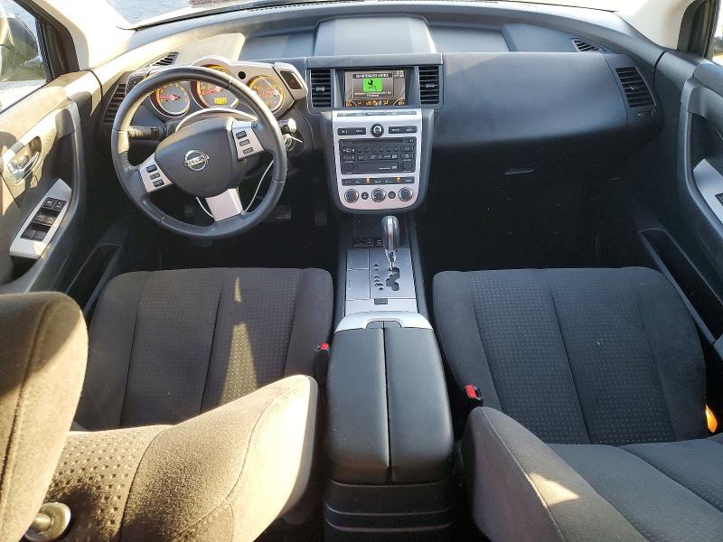 2007 Nissan Murano VIN JN8AZ08W27W627040 COPART salvage auction — FRONT END, Nv - Salvage Title, sold $1,500 on 2026-07-28 (photo 8)