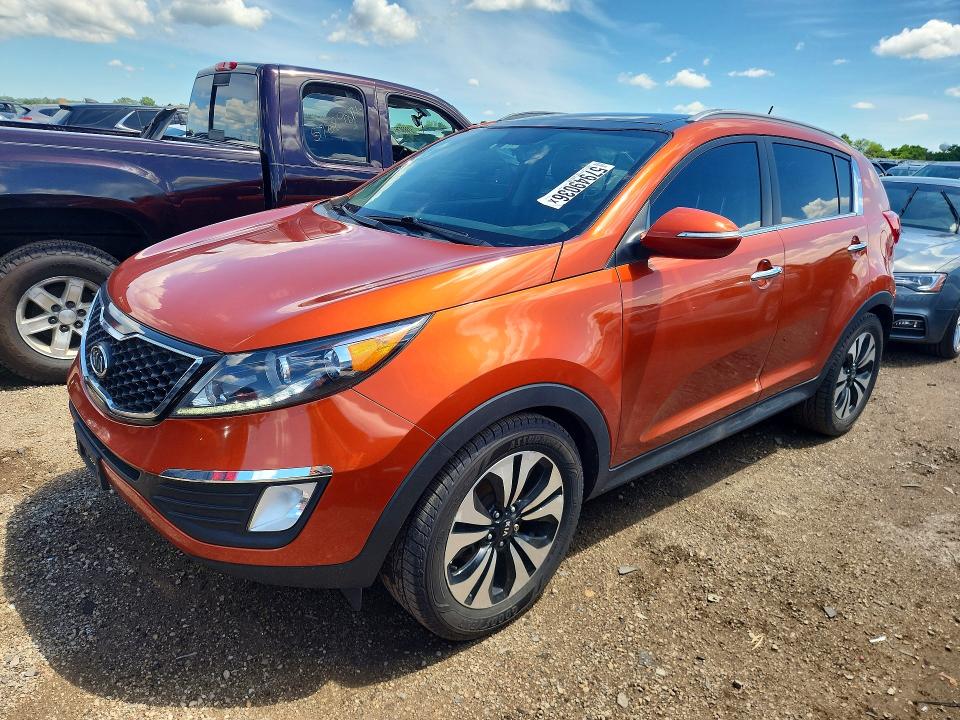 2011 Kia Sportage VIN KNDPC3A68B7164133 COPART salvage auction — SIDE, IL - SALVAGE CERTIFICATE, sold $975 on 2026-07-16 (photo 1)
